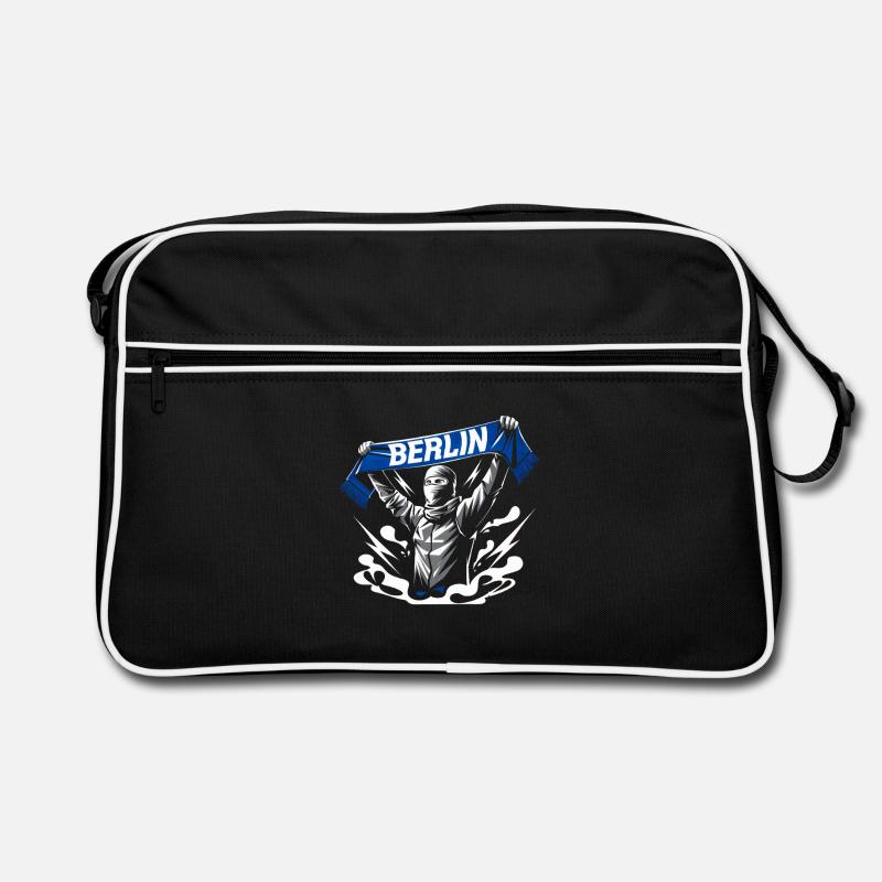 Stylized Neon Graffiti Berlin Scene Retro Bag