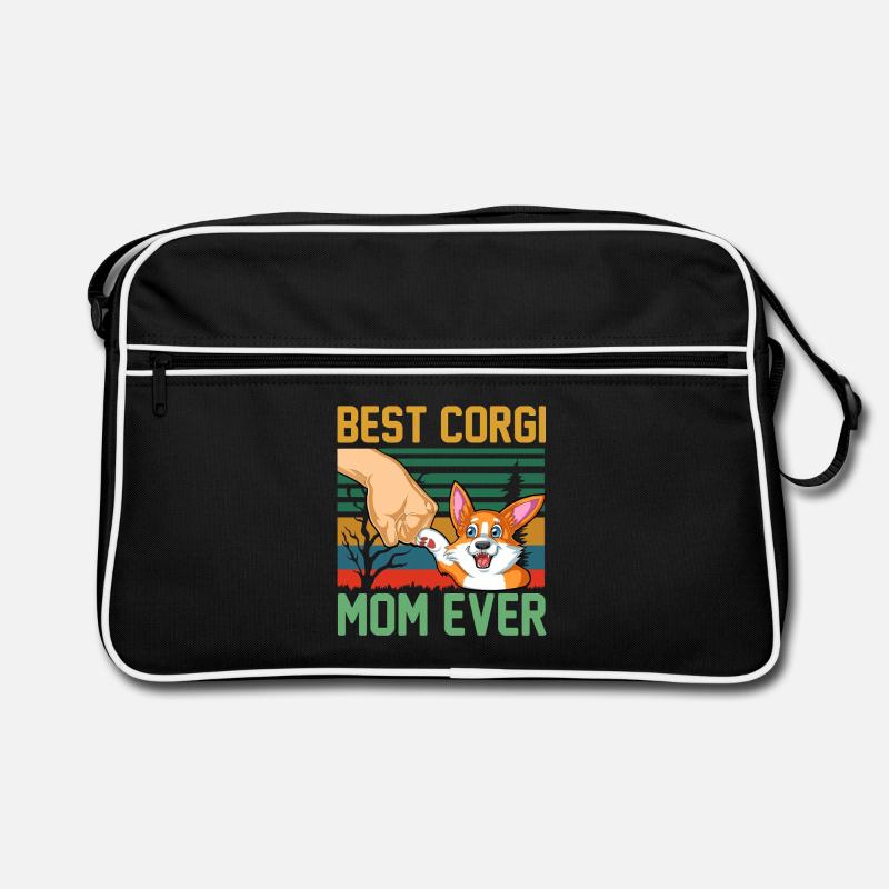 Die beste Corgi-Mama aller Zeiten – Muttertags-Special Retro Tasche