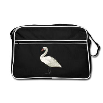 Cygnes Cygne - Sac Retro - noir/blanc - Devant