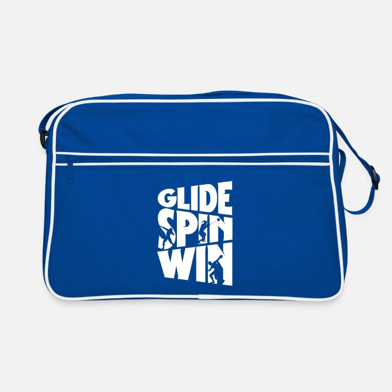 Kugelstoßen Kugelstoß Kugelstoßer Glide Spin Win Retro Tasche