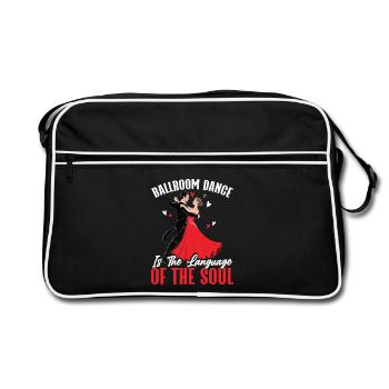 Ballroom Dance Language Of My Soul - Retro Bag - black/white - Front