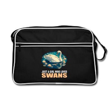 Cygnes Cygne - Sac Retro - noir/blanc - Devant