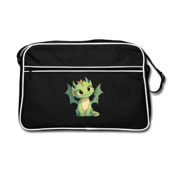 Dragon Dragon - Sac Retro - noir/blanc - Devant