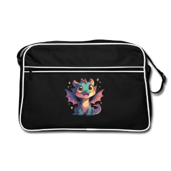 Dragon Dragon - Sac Retro - noir/blanc - Devant