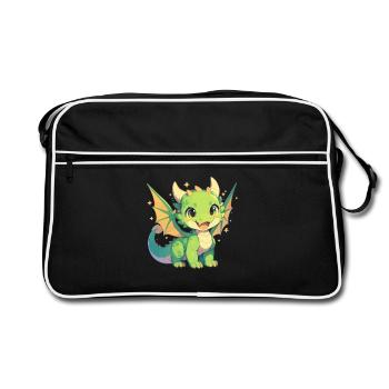 Dragon Dragon - Sac Retro - noir/blanc - Devant