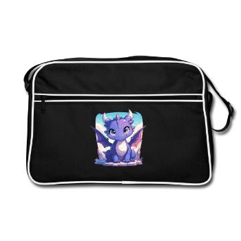 Dragon Dragon - Sac Retro - noir/blanc - Devant
