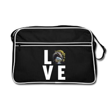 Dragon Dragon - Sac Retro - noir/blanc - Devant