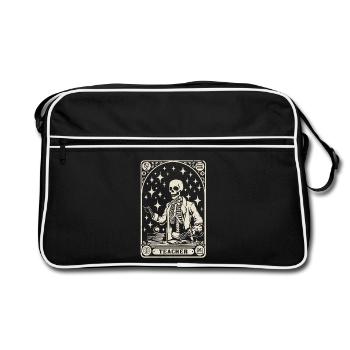 teacher teacher educator - Retro Bag - black/white - Front