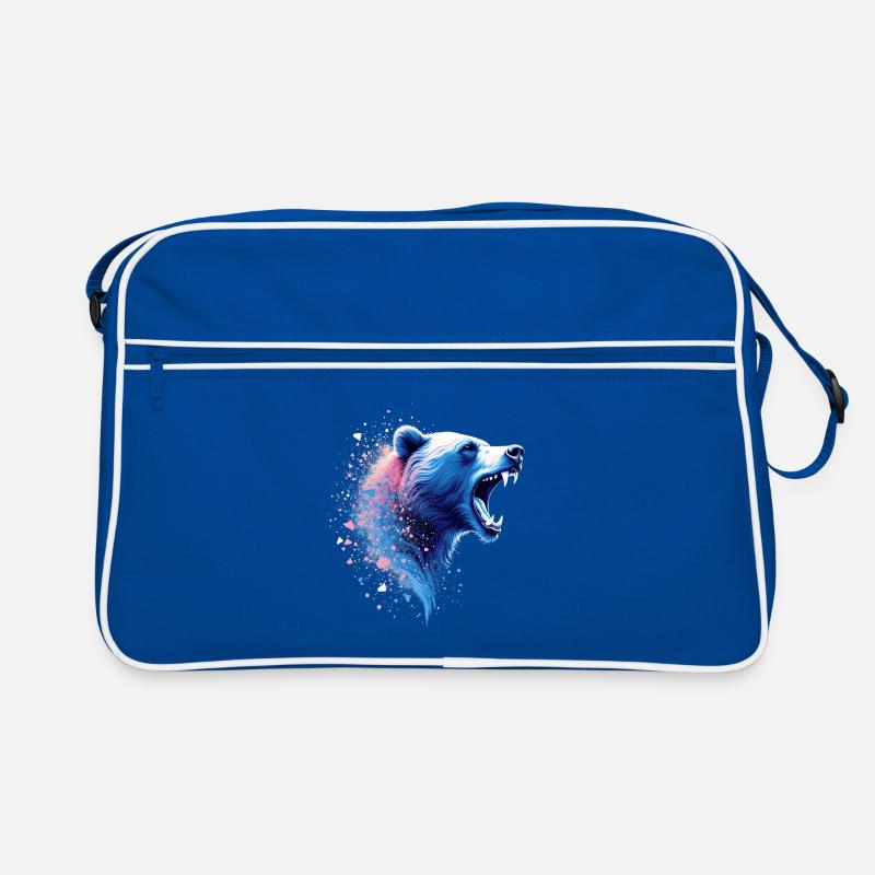 Roaring Bear Head Wilderness Energy Retro Bag