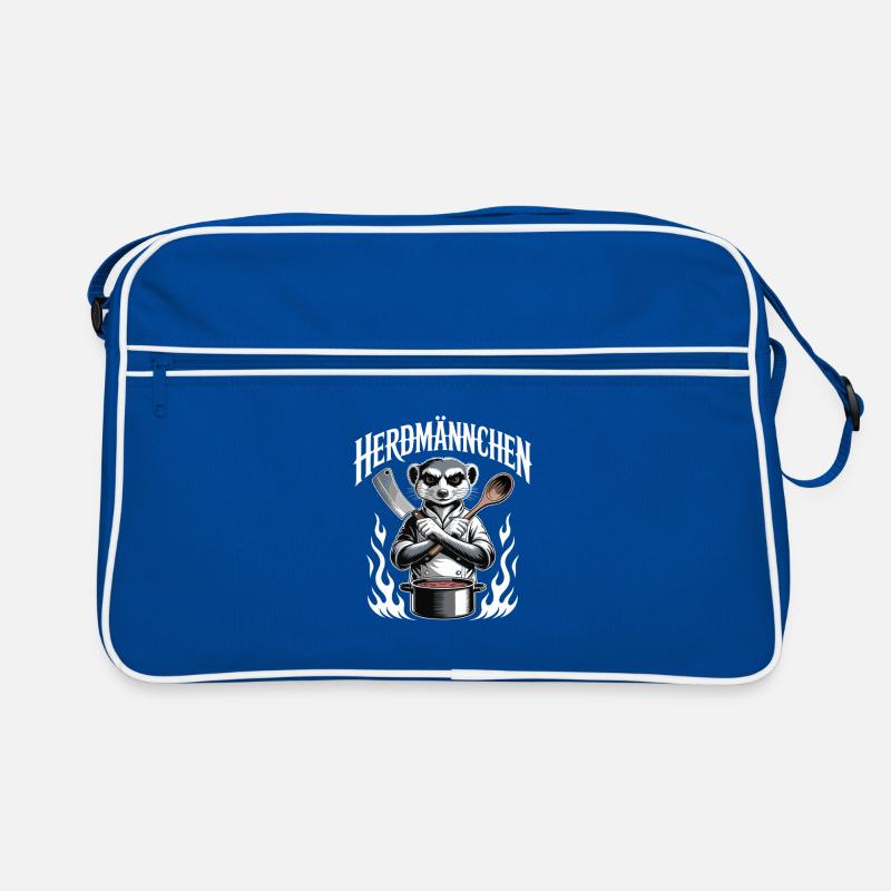 Herdmannchen Kochen Lustiger Koch Herdmannchen Retro Tasche