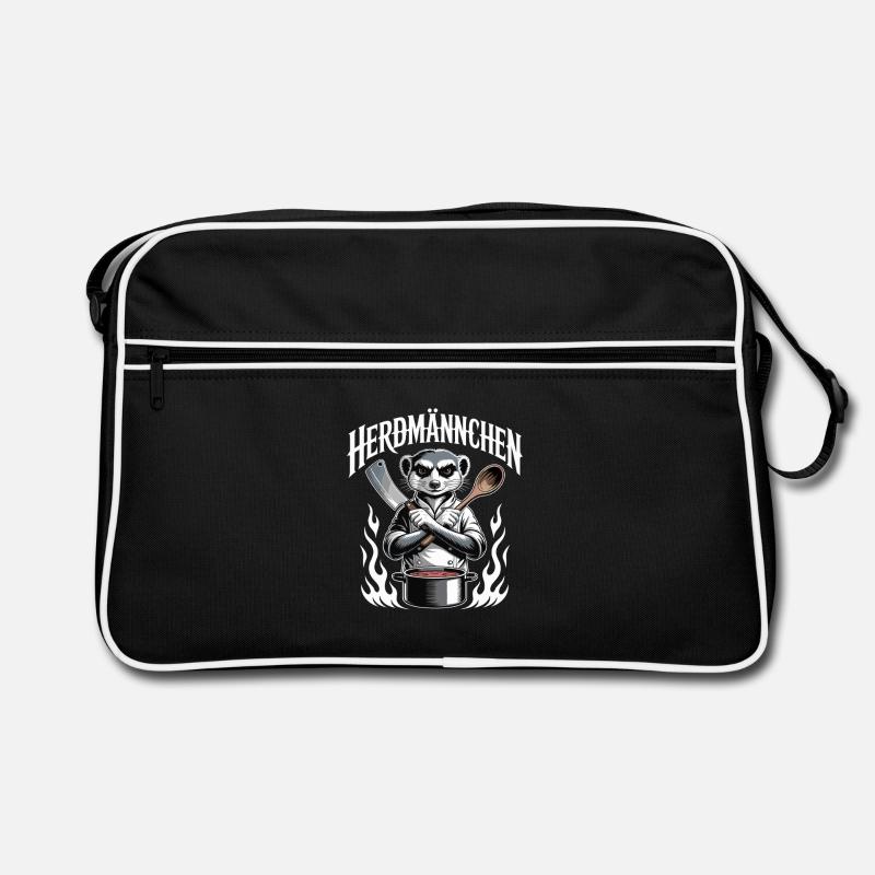 Herdmännchen kochen lustiger Koch Herdmännchen Sac Retro