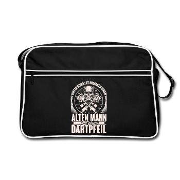 fléchettes - Sac Retro - noir/blanc - Devant