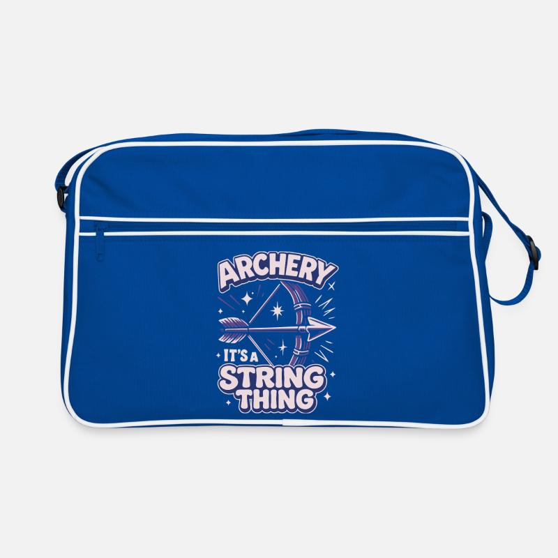 Archery A Matter of the Bowstring Archer Retro Bag