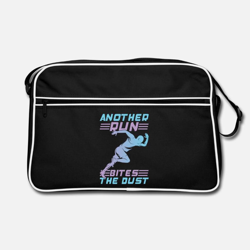 Running Another Run Bites Marathon Runner Gift Retro Tasche