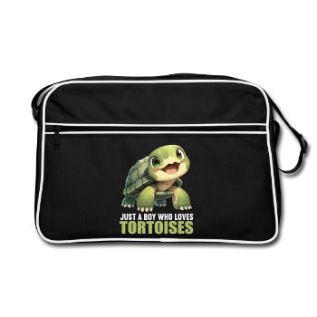 Tortues Tortue - Sac Retro - noir/blanc - Devant