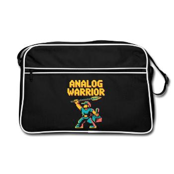 Analog Warrior Pop Culture Retro Video Game - Retro Bag - black/white - Front