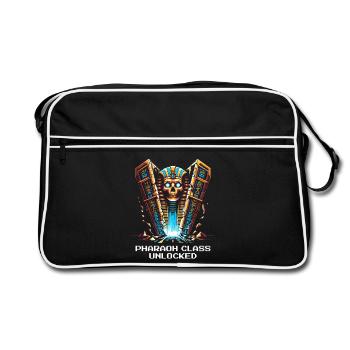 Pharaoh Class Unlocked | Egypt, RPG - Retro Bag - black/white - Front