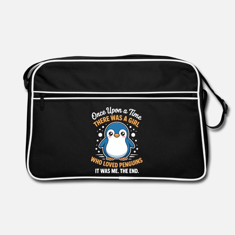 Penguin Cute Saying Retro Bag