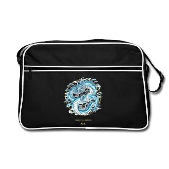 Celestial Breeze Celestial Wind Dragon - Retro Bag - black/white - Front