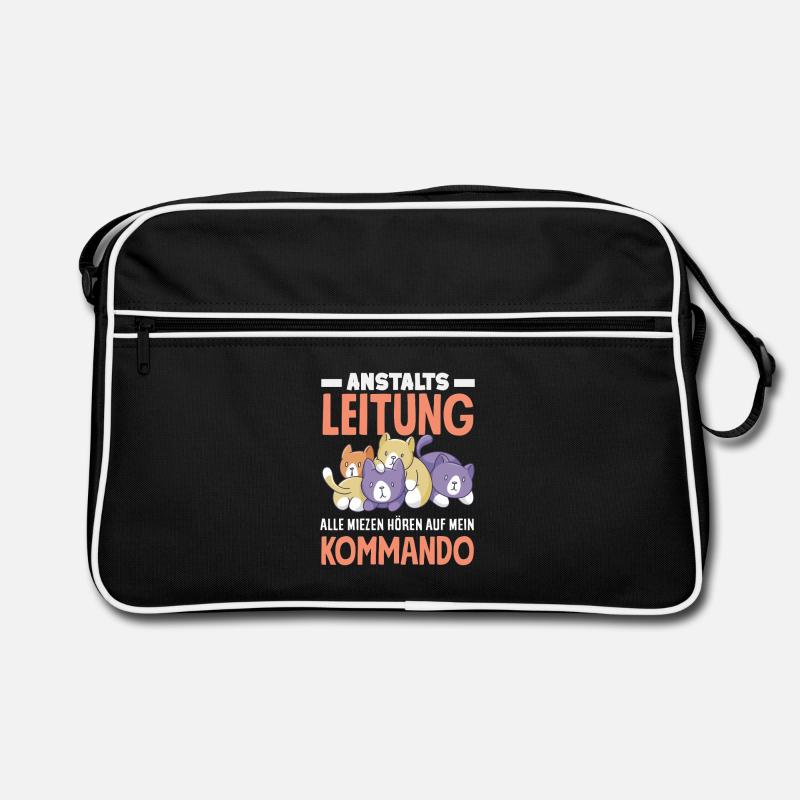 Anstaltsleitung Chef Leitung Retro Tasche