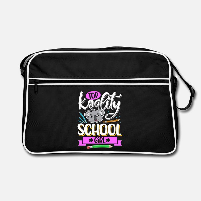 Top Koality Écolière Sac Retro