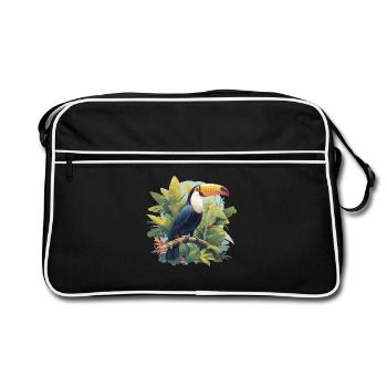Toucans Toucan - Retro Bag - black/white - Front
