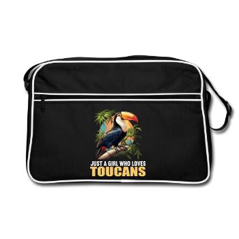 Toucans Toucan - Retro Bag - black/white - Front