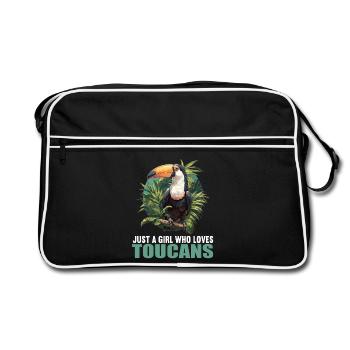 Toucans Toucan - Retro Bag - black/white - Front