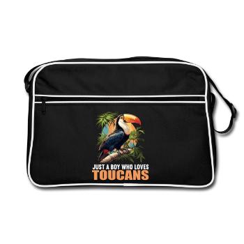 Toucans Toucan - Retro Bag - black/white - Front