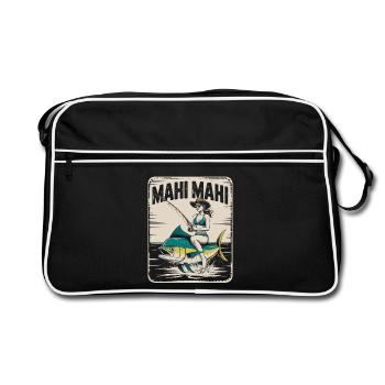 Mahi Mahi Beach Angler Rétro - Sac Retro - noir/blanc - Devant