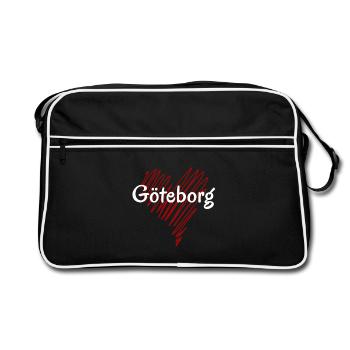Maître Göteborg, Göteborg, Suède - Sac Retro - noir/blanc - Devant