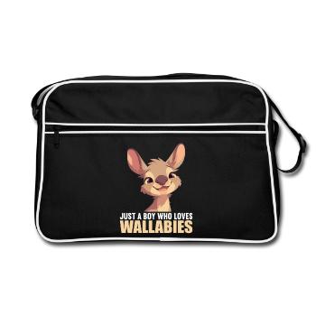 Wallabies Wallaby - Sac Retro - noir/blanc - Devant