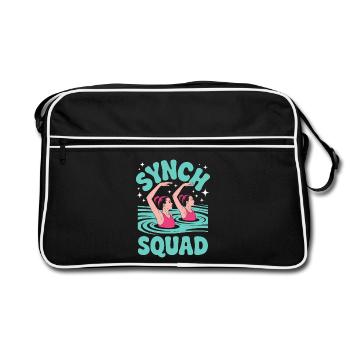 Natation synchronisée Natation artistique Sports nautiques - Sac Retro - noir/blanc - Devant