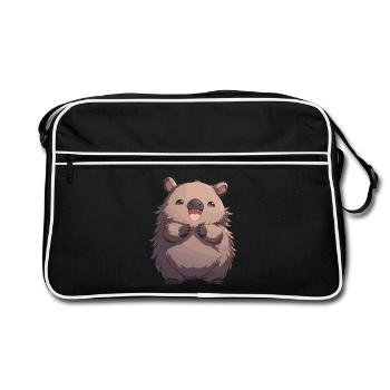 Wombats Wombat - Sac Retro - noir/blanc - Devant