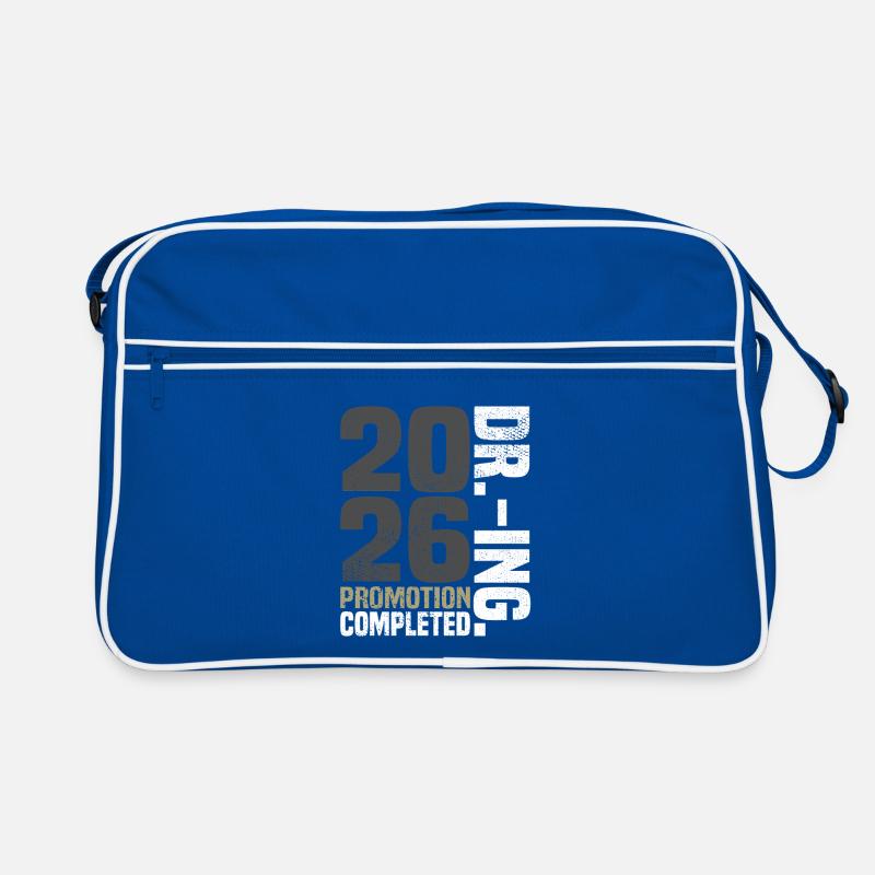 Dr. Ing. Promotion Completed Retro Tasche