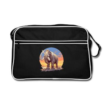 Mammuts Mammut - Retro Tasche - Schwarz/Weiß - Vorne