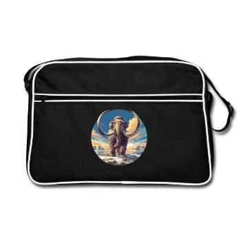 Mammuts Mammut - Retro Tasche - Schwarz/Weiß - Vorne