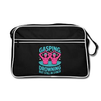 Natation synchronisée Natation artistique Sports nautiques - Sac Retro - noir/blanc - Devant