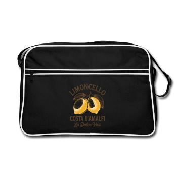 Limoncello Costa d’Amalfi La Dolce Vita - Sac Retro - noir/blanc - Devant