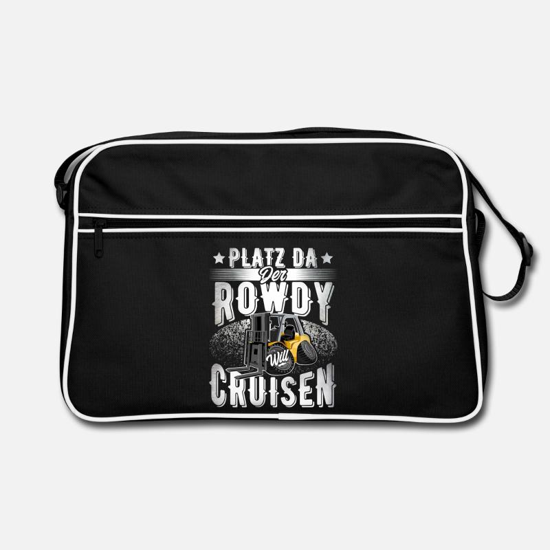 Staplerfahrer Retro Tasche