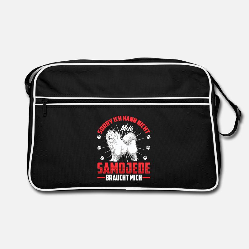 Samoyed Needs Me Sled Dog Retro Bag