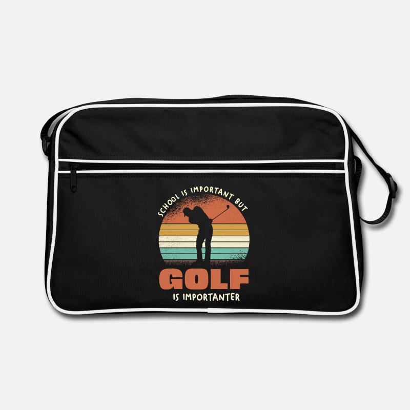 Le golf est plus important Sac Retro