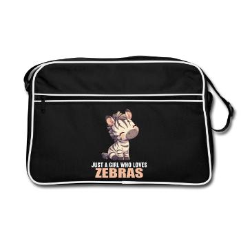 Zebras Zebra - Retro Bag - black/white - Front