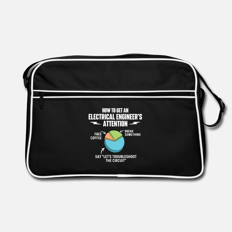 Break Something Free Coffee Circuit Fehlerbehebung Retro Tasche