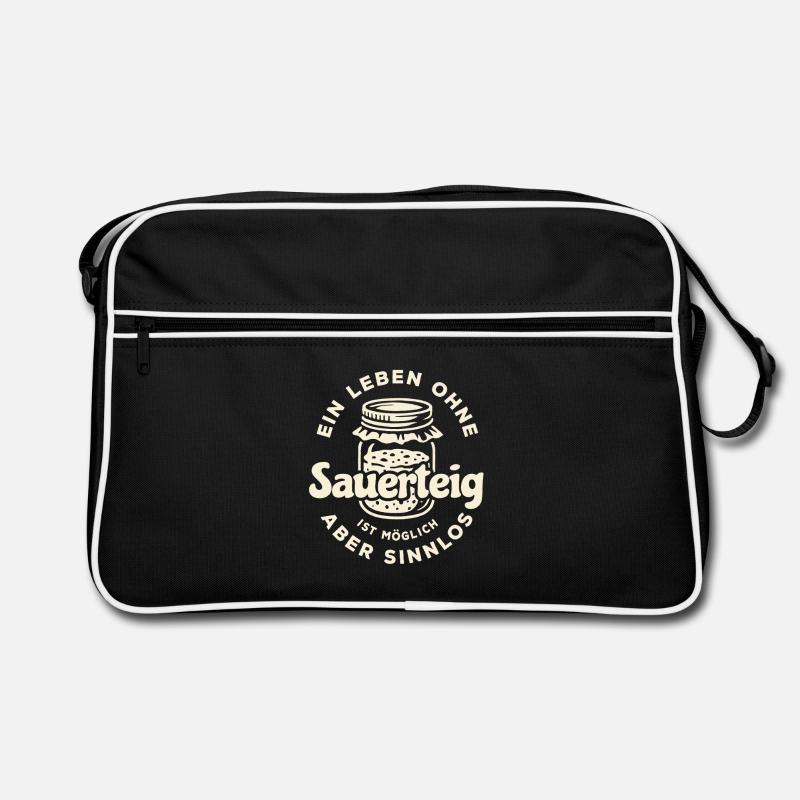 A life without leaven is possible but pointless Retro Bag