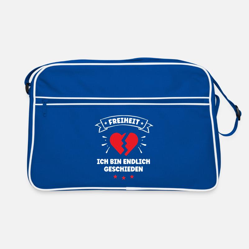 Scheidung Ich Bin Geschieden Scheidungsparty Retro Tasche