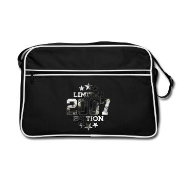 LIMITED EDITION 2007 19TH BIRTHDAY - Retro Bag - black/white - Front