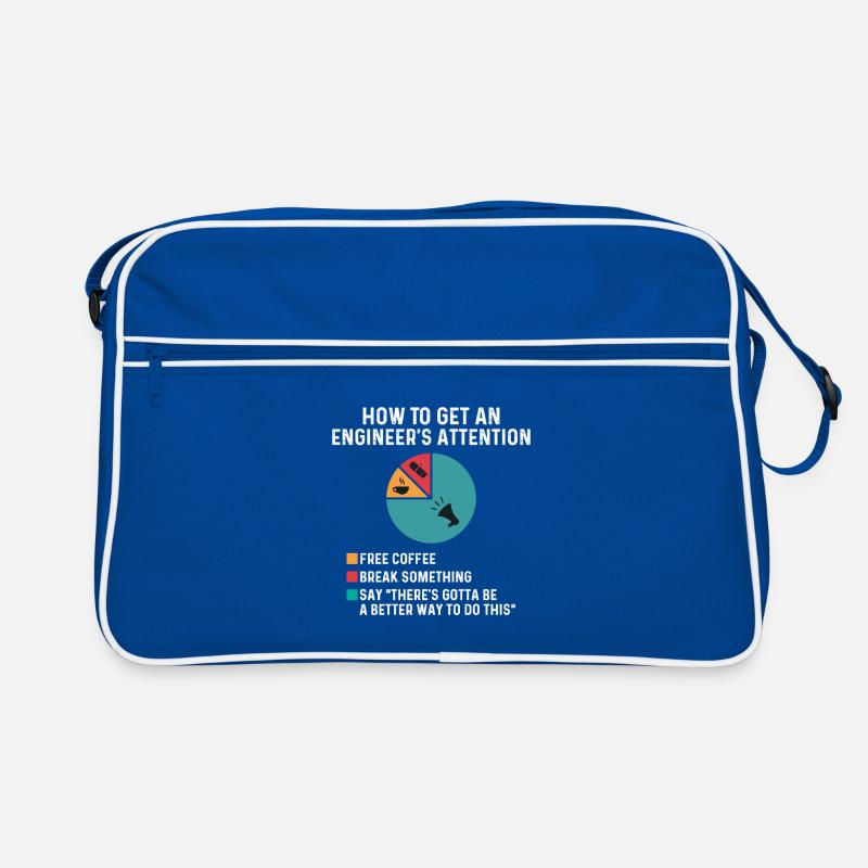 How To Get Engineer’s Attention Break Something Retro Bag
