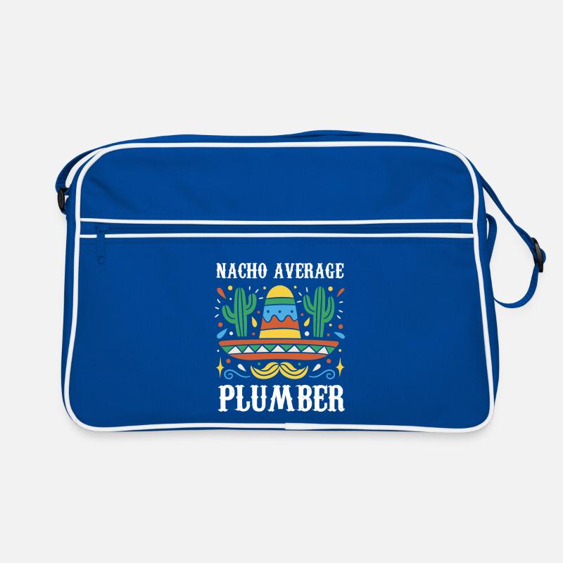 Nacho Average Plumber Retro Tasche