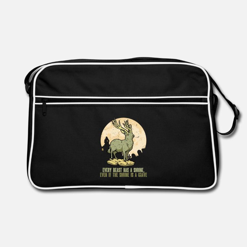Jackalope Mythological Creatures Retro Bag